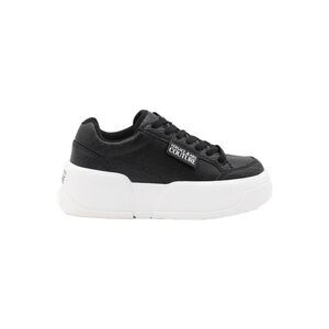 Versace Jeans Couture Textured Black Low-Top Sneakers